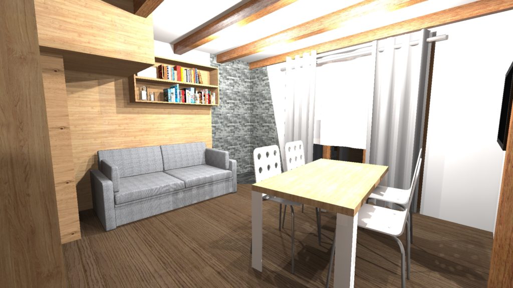 Andrea Giacomelli_progettazione interior appartamento in montagna